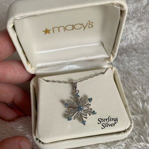 Macys jewelers snowflake necklace